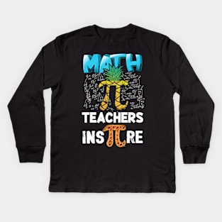 math pi teacher inspire Kids Long Sleeve T-Shirt